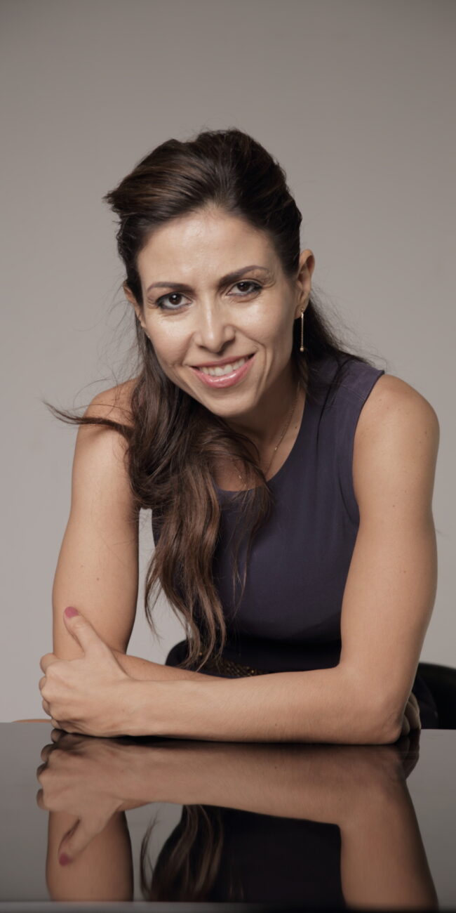 Genny Ghanimeh, Masterclass leader and Founder of Mind Cloud Academy, at the Nasab Masterclass Programme in Dubai
